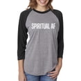 thumbnail image 1 of Spiritual AF Unisex 3/4 Sleeve Baseball Raglan Tee, 1 of 1