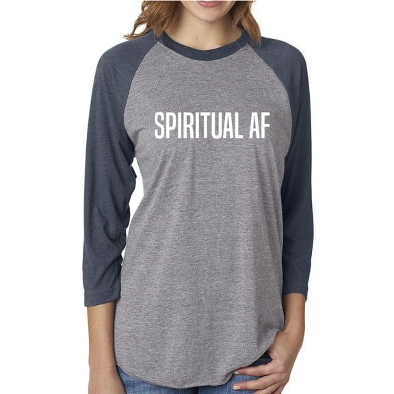 Spiritual AF Unisex 3/4 Sleeve Baseball Raglan Tee
