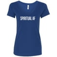 thumbnail image 1 of Spiritual AF Womens V-Neck Tee, 1 of 1