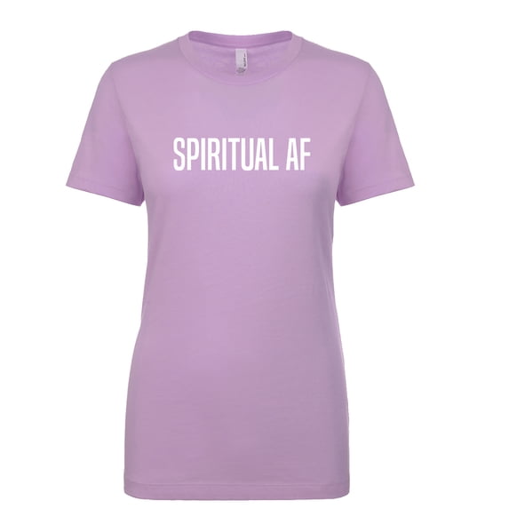 Spiritual AF Womens crewneck tee