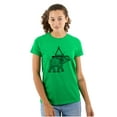 thumbnail image 1 of Spiritual Animal Elephant Triangle Womens Slim Fit Graphic Tee Brisco Brands S, 1 of 5