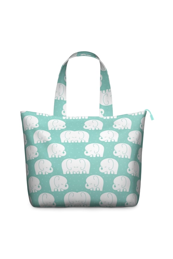 Spiritual Bohemian Elephant Duffel Bag, Artistic Hand-Drawn Floral Pattern Weekender Tote for Women, Lightweight Travel Bag for Hiking, Gym, and Trips