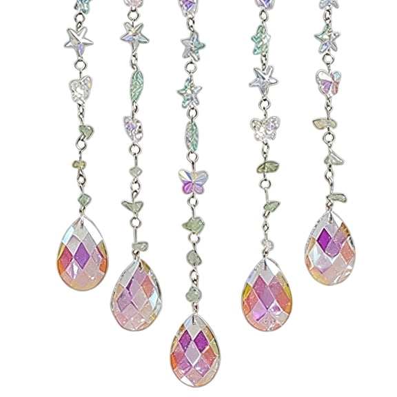 Spiritual Dreamcatchers Windchimes With Crystal Beads And Metal Wire Ethnic Home Decoration For Wealth Anniversary Prese