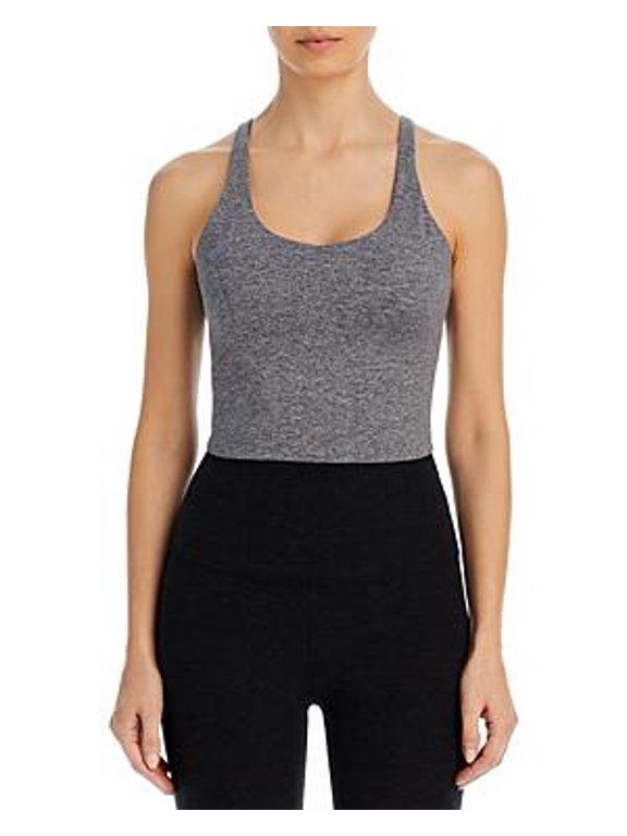 Exhale Tech Heather Sports Bra Tank XS Extra Small