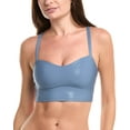 thumbnail image 1 of Spiritual Gangster womens  Selena High Gloss Bra, XL, Blue, 1 of 3