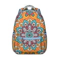 thumbnail image 1 of Spiritual Geometric Mandala Student Backpack - Waterproof & Organized Compartments, 1 of 6