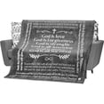 thumbnail image 1 of Spiritual Gifts for Women, Men, Scripture Blanket, Religious Gifts, Christian, Inspirational, Catholic, Faith, God Gifts, Healing Throw Blanket for Prayer 60x50 Inches (Grey), 1 of 5