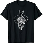 Spiritual Lotus Flower Unalome Zen Meditation Yoga Lovers T-Shirt