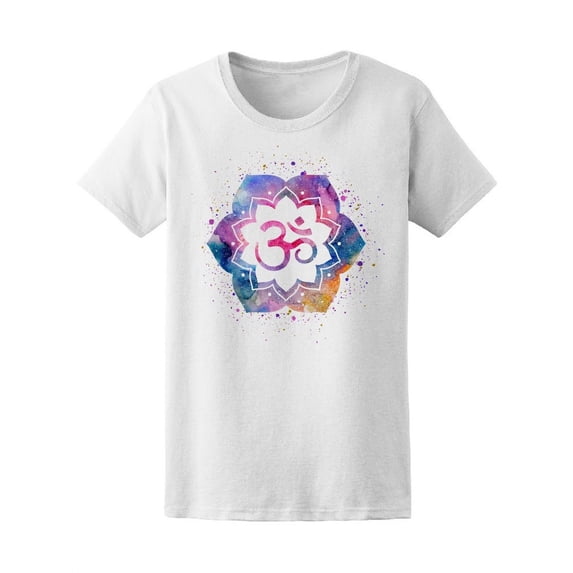 Spiritual Om Cosmic Mandala Tee Women's -Image by Shutterstock