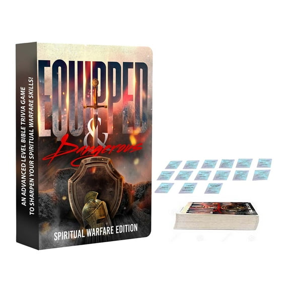 Spiritual Warfare Bible Trivia Game | Fun & Faith-Building Game for Family, Youth Groups & Bible Study | Master Scripture, Deepen Understanding, and Equip Yourself with Biblical Knowledge