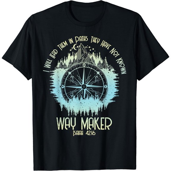 Spiritual Way Maker Bible Verse Christian Faith Way Maker T-Shirt, Unisex T-Shirt