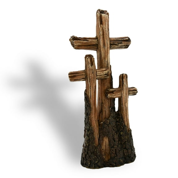 Spiritual Wooden Three Crosses Home Decor Baptism, Bedroom, Easter Decorations