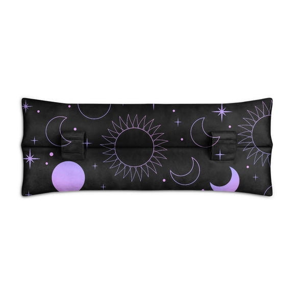 Spiritual and Cosmic Mastectomy Pillow Post-Surgery Car Cushion with Ethereal Moon Phase Print
