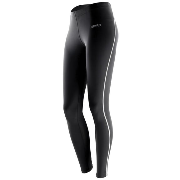 Spiro Ladies/Womens Bodyfit Performance Base Layer Leggings (Pack of 2)