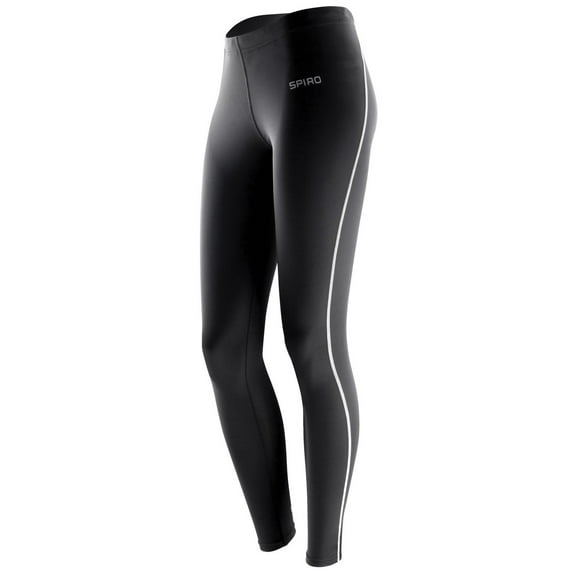 Spiro Ladies/Womens Bodyfit Performance Base Layer Leggings (Pack of 2)
