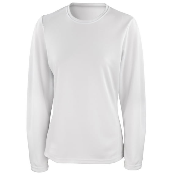 Spiro Ladies/Womens Sports Quick-Dry Long Sleeve Performance T-Shirt