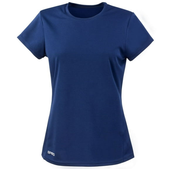 Spiro Womens Sports Quick-Dry Short Sleeve Performance T-Shirt
