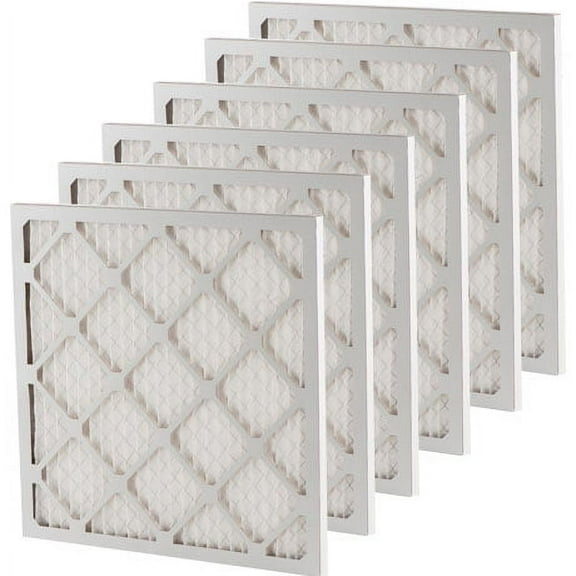 SpiroPure 8X8X1 MERV 8 Pleated Air Filters - Made in USA (6 Pack)