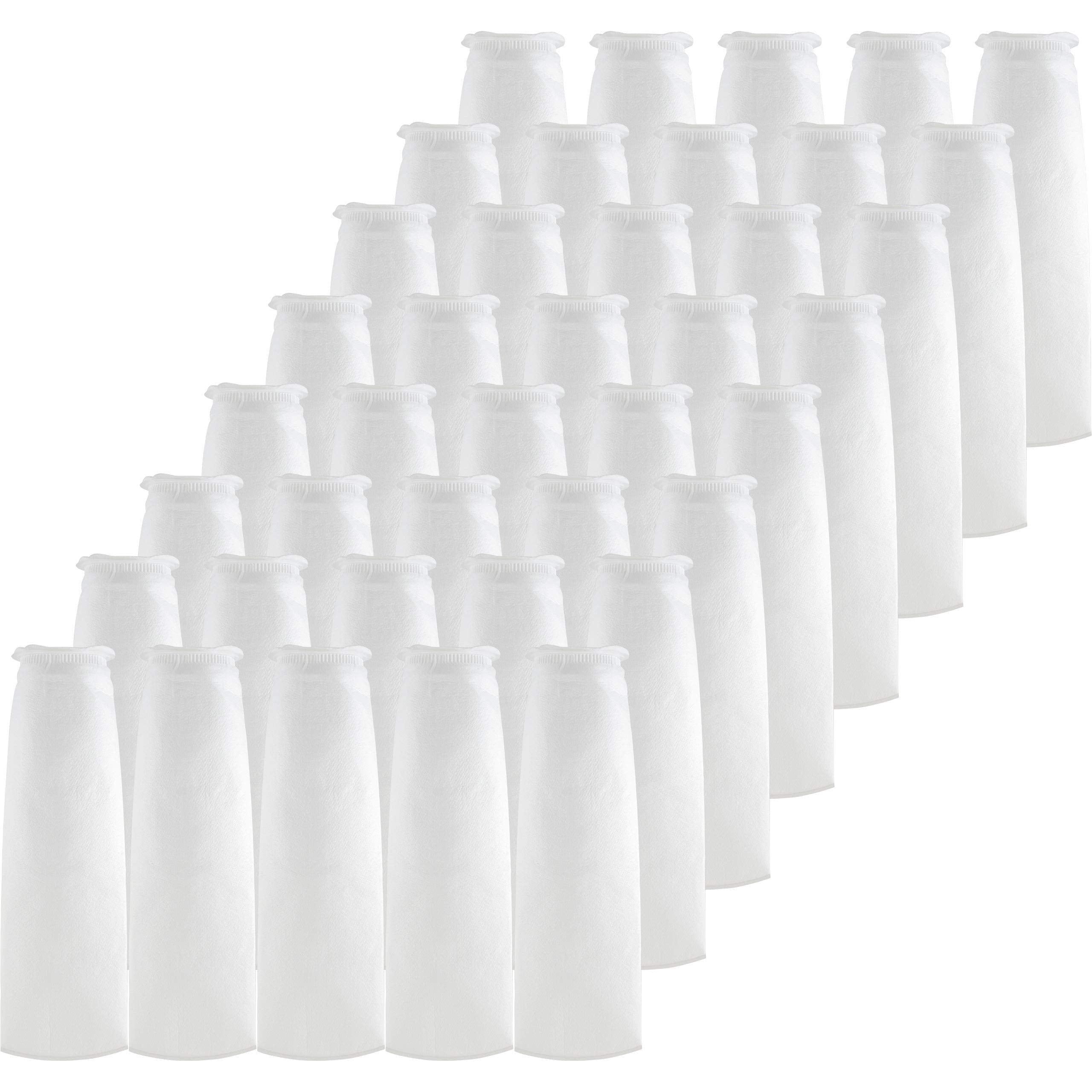 SpiroPure SP-BP-420-5 5 Micron #4 (20”) Glazed Polypropylene Felt Liquid Bag Filter BP-420-5 155386-03 (Case of 40)