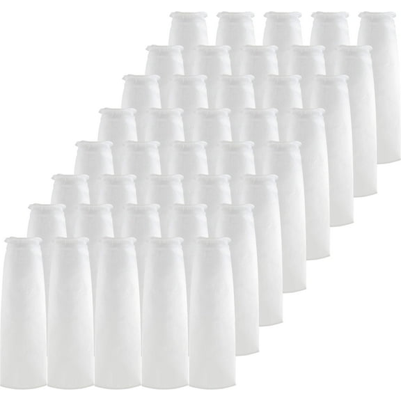 SpiroPure SP-BP-420-50 50 Micron #4 (20) Glazed Polypropylene Felt Liquid Bag Filter BP-420-50 155392-03 (Case of 40)