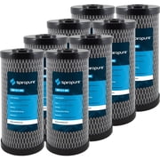 SpiroPure SP-C1-BB 10x4.5 5 Micron Dual Purpose Sediment and Carbon Water Filter Cartridge Case of 8
