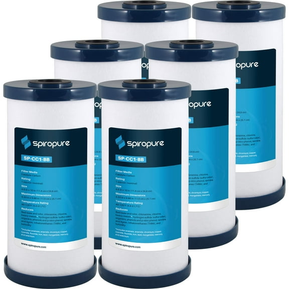 SpiroPure SP-CC1-BB 10x4.5 Catalytic Carbon Water Filter Cartridge (Case of 6)