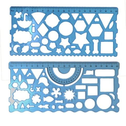 Spirograph Designing (Stencil) For Kids Drawing Sprirograph Stencil Ruler Multicolor | Pack Of 6