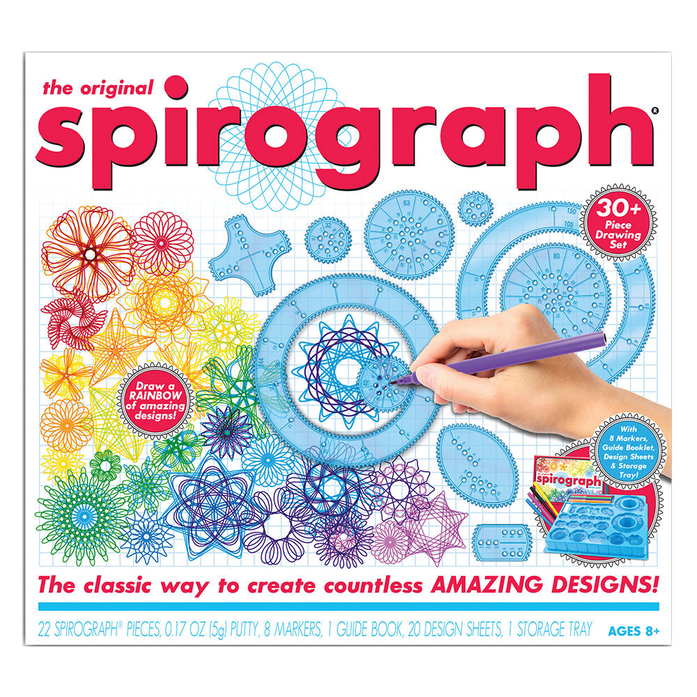 Spirograph, Drawing Art Kit w/ Markers, The Original Spirograph, Children Ages 8+