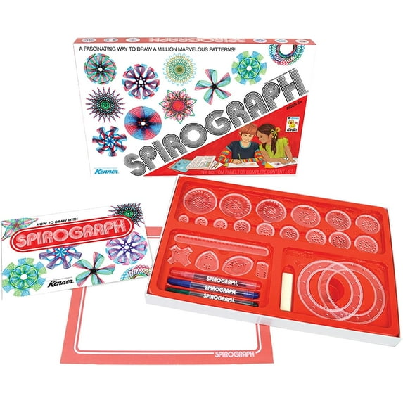 Spirograph Retro Deluxe Set – Reproduction of The Classic 1970s Deluxe Set