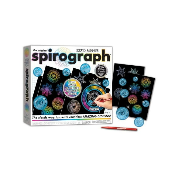 Spirograph Scratch & Sparkle