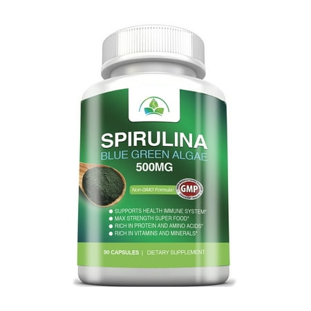 Spirulina 500mg with Blue Green Algea