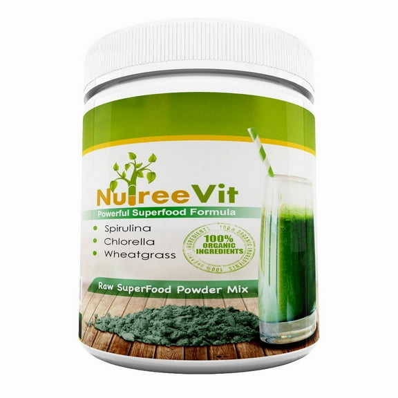 Spirulina Chlorella Wheatgrass- 8oz