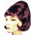 thumbnail image 1 of Spit Curl Wig - Burgundy, 1 of 1