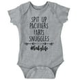 thumbnail image 1 of Spit Up Pacifier Snuggle Babies Life Bodysuit Jumper Girls Infant Baby Brisco Brands 12M, 1 of 6