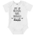 thumbnail image 1 of Spit Up Pacifier Snuggle Babies Life Bodysuit Jumper Girls Infant Baby Brisco Brands 18M, 1 of 6
