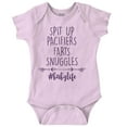 thumbnail image 1 of Spit Up Pacifier Snuggle Babies Life Bodysuit Jumper Girls Infant Baby Brisco Brands 24M, 1 of 7