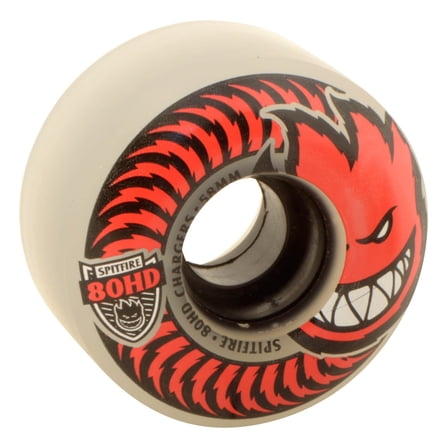 Spitfire 80Hd Charger Classic Full Skateboard Wheels 80a 58mm Clear/Red