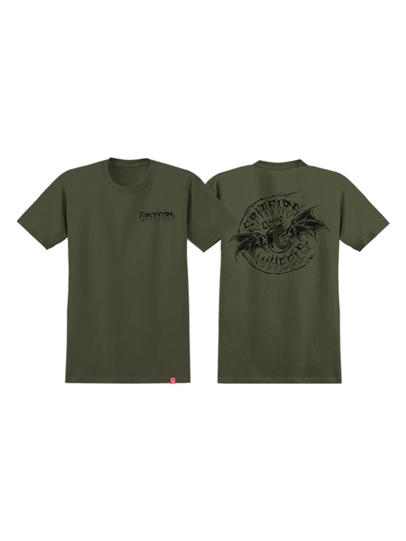 Batwing Classic Military Green / Black Short Sleeve T-Shirt S