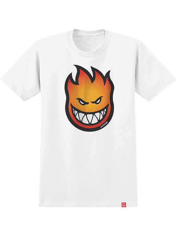 Bighead Fade Fill Ss Xs-Wht/Org