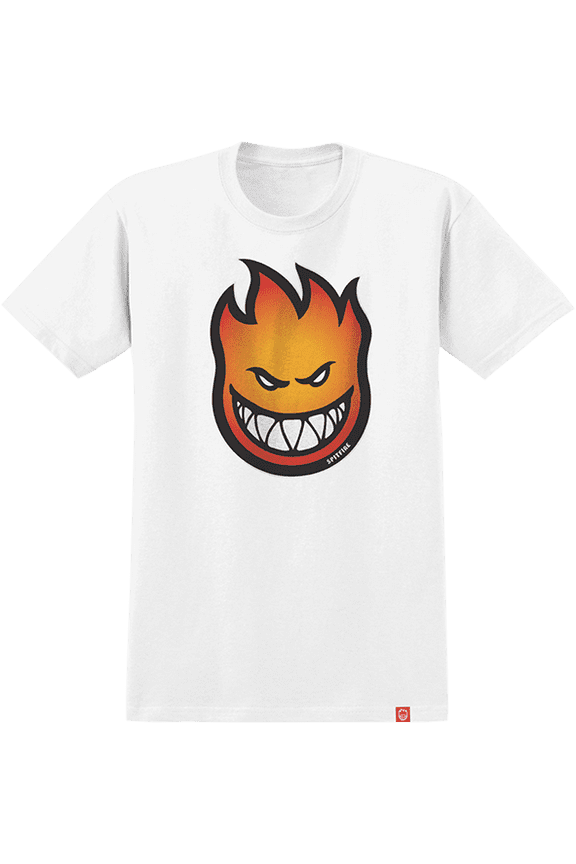 Bighead Fade Fill Ss Xs-Wht/Org