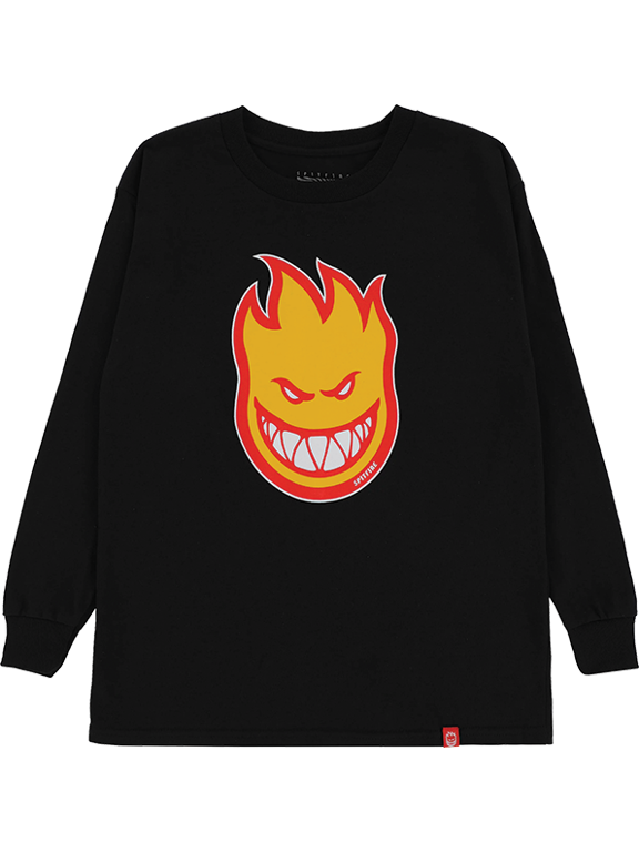 Bighead Fill Ls Youth L-Blk/Gold/Red