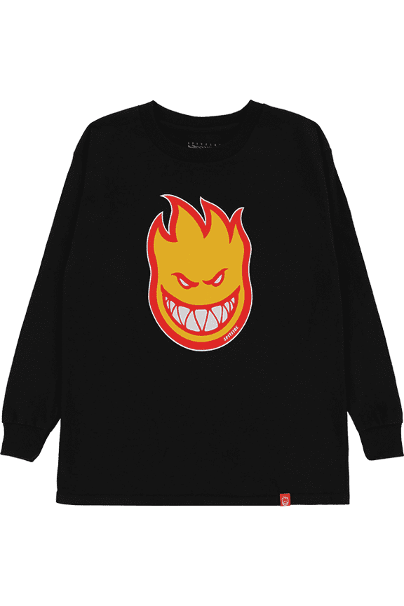 Bighead Fill Ls Youth Xl-Blk/Gold/Red