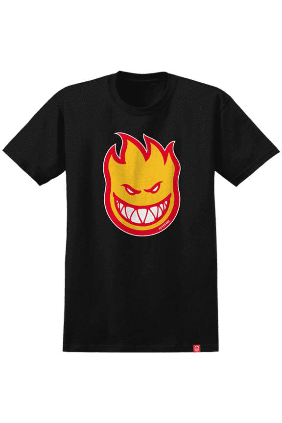 Bighead Fill Short Sleeve T-Shirt Black Gold Red, Medium, Men's