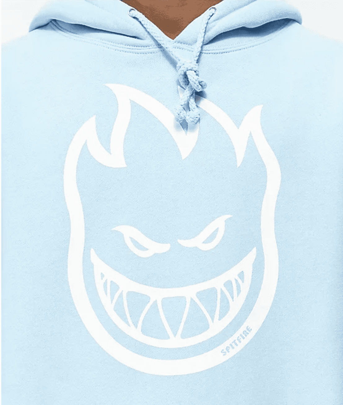 Spitfire Bighead Hoodie Youth Light Blue Large