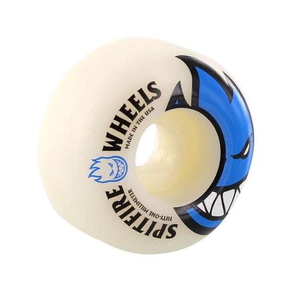 Spitfire Bighead Skateboard Wheels 99a 51mm White/Blue