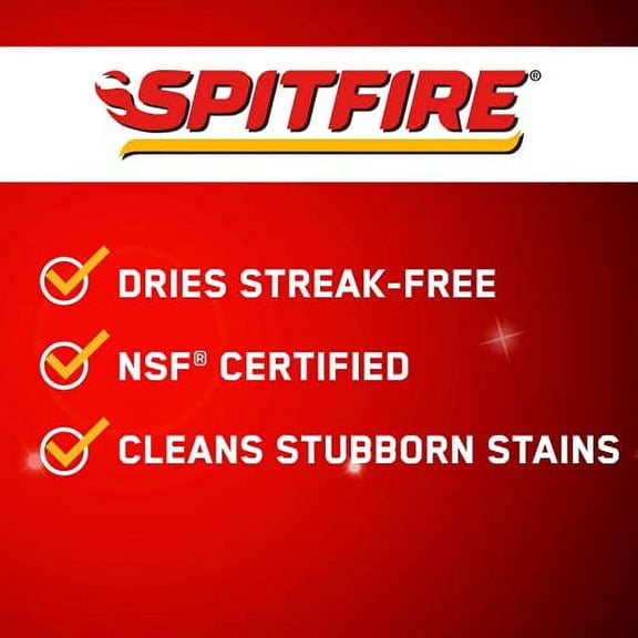 Spitfire CBD540045 Professional All Purpose Power Cleaner, Heavy Duty Degreaser Removes Resin, Paint, Oil, Ink, Gum, Pine Scent, Ready-to-Use Refill, 1-Gallon