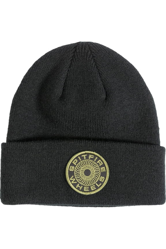 Classic '87 Swirl Patch Beanie Black/Olive