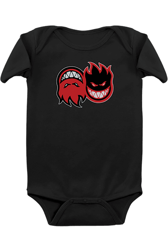 Eternal Fill Infant Onesie 6M-Blk/Red