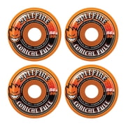 Spitfire F4 Conical Full Orange Skateboard Wheels - 56mm 99a Set of 4