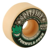 Spitfire F4 Conical Skateboard Wheels 101a 54mm White/Green/Black